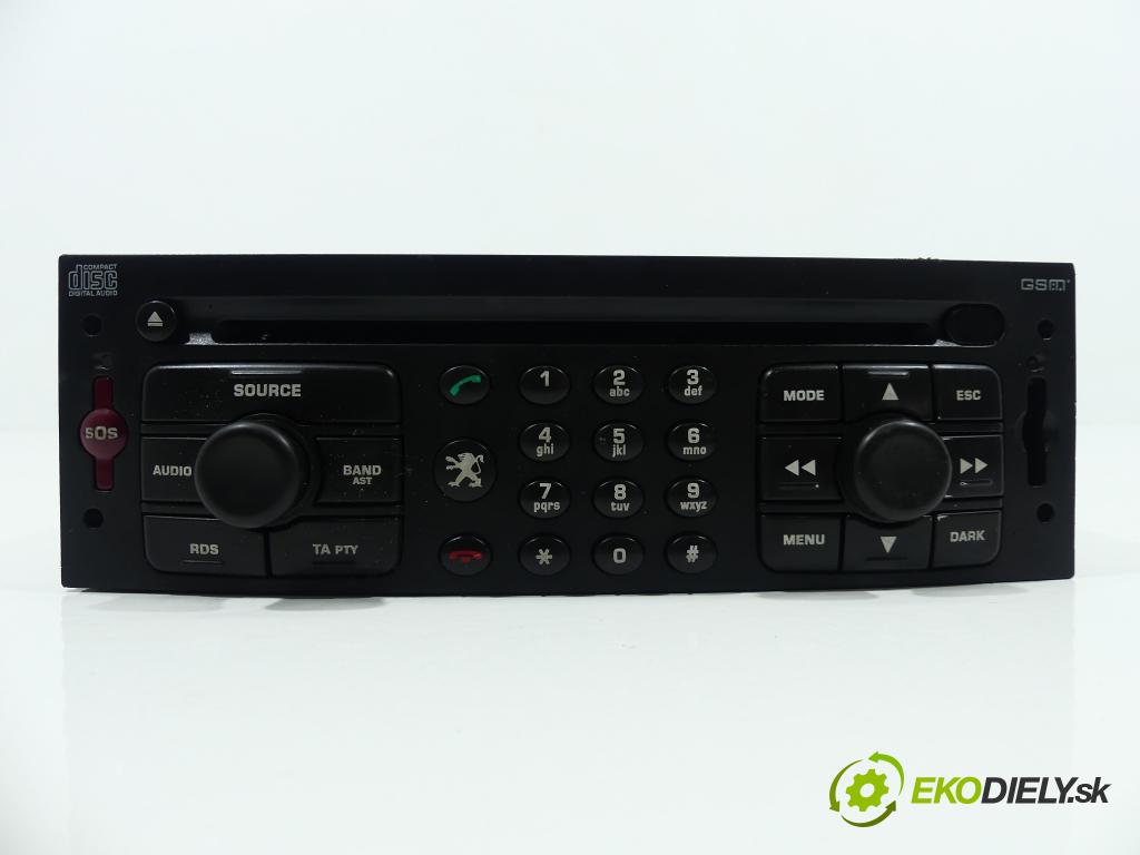 Peugeot 307 1.6 HDI 109 hp  80 kW 1600 cm3  RADIO  (Audio zařízení)