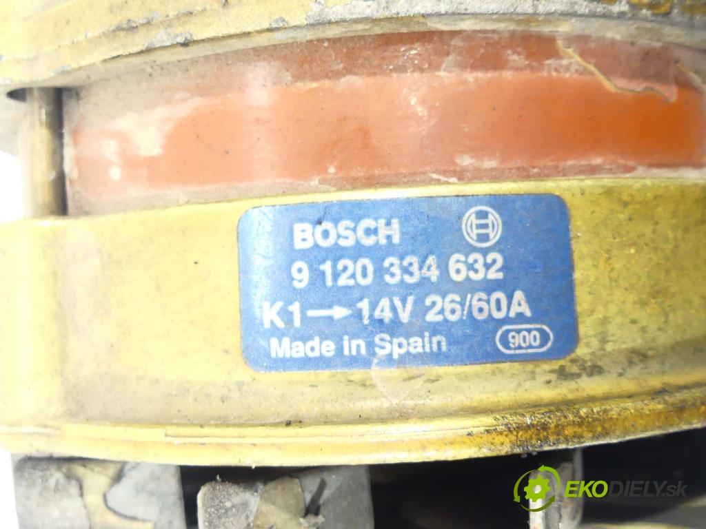 Nissan Terrano II 1992-1999 2.7 TD 101 HP  74 kW 2700 cm3  Alternátor  (Alternátory)