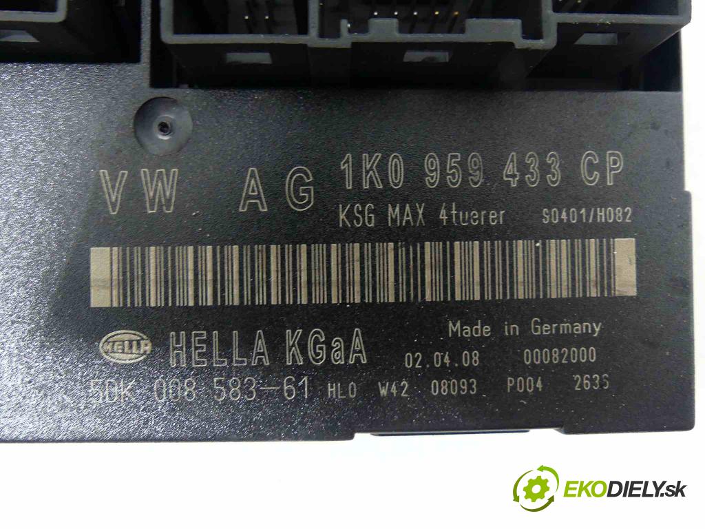 Skoda Octavia II 2004-2013 1.9 TDI 105 HP  77 kW 1900 cm3  Jednotka riadiaca