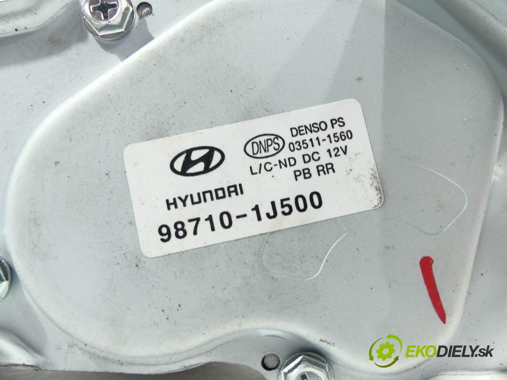 Hyundai I20 I 2008-2014 1.1 CRDi 75 hp  55 kW 1100 cm3  motor stěrače zadní část