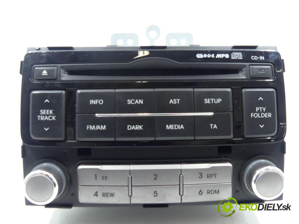 Hyundai I20 I 2008-2014 1.1 CRDi 75 HP  55 kW 1100 cm3  RADIO  (Audio zariadenia)