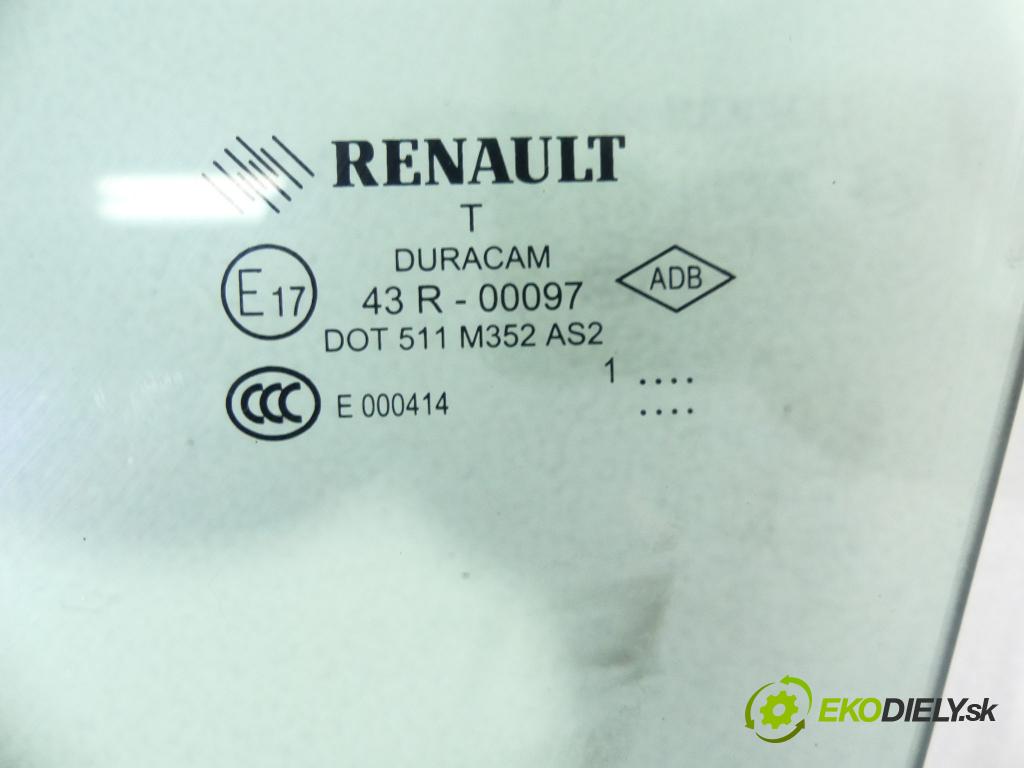 Renault Fluence 2.0 16V 140 HP  103 kW 2000 cm3  Okno Dvere predný ľavá strana
