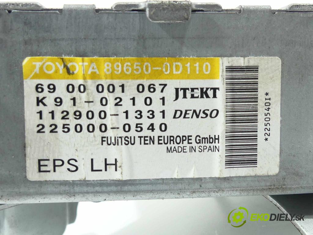 Toyota Yaris II 2005-2011 1.4 D4D 90 HP 66 kW 1400 cm3 Modul Riadiaca jednotka (Ostatné)