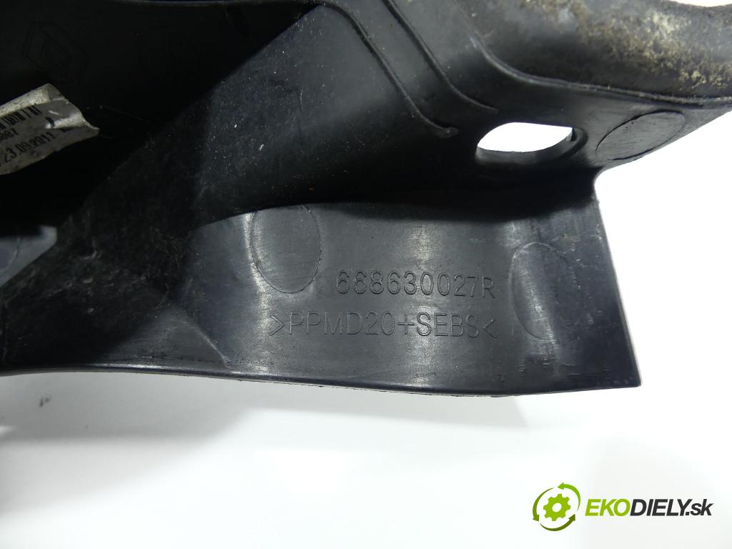 Renault Fluence 2.0 16V 140 hp  103 kW 2000 cm3  torpédo plast pod čelní okno  (Torpéda)