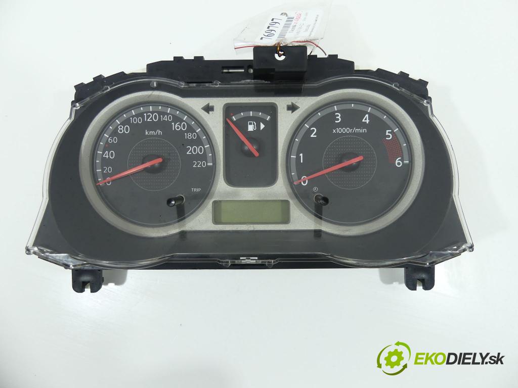 Nissan Note I 2006-2012 1.5 DCI 86 HP  63 kW 1500 cm3  Prístrojovka  (Prístrojové dosky, displeje)