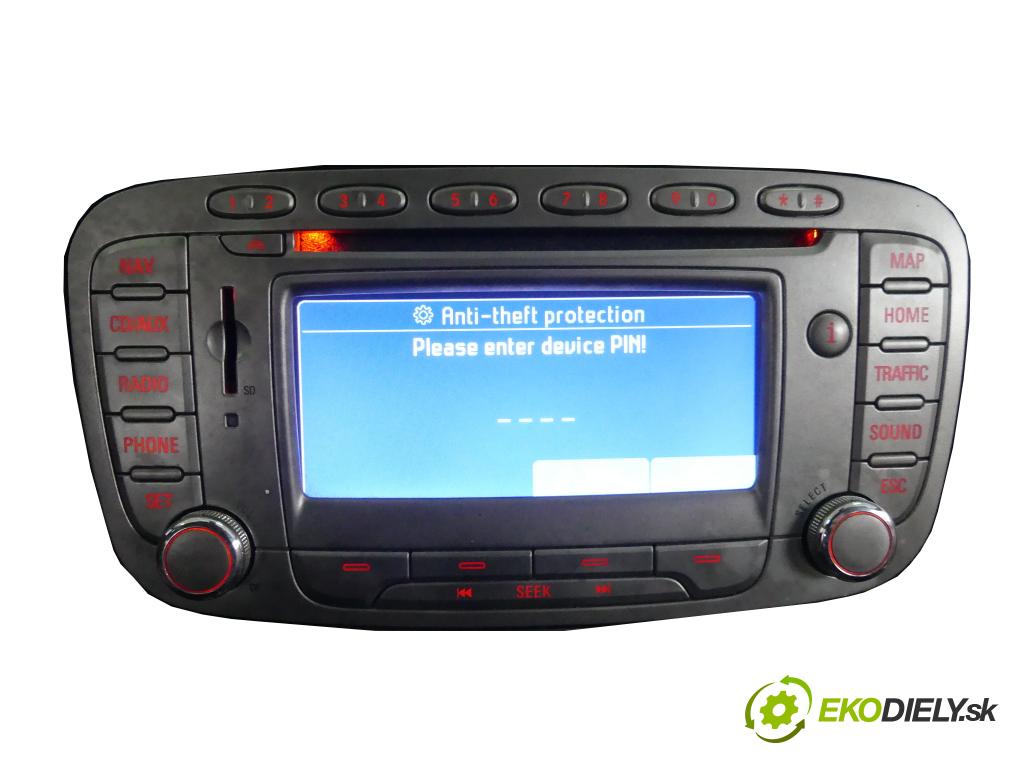 Ford Mondeo Mk4 2007-2014 2.0 TDCI 140 HP  103 kW 2000 cm3  RADIO  (Audio zariadenia)