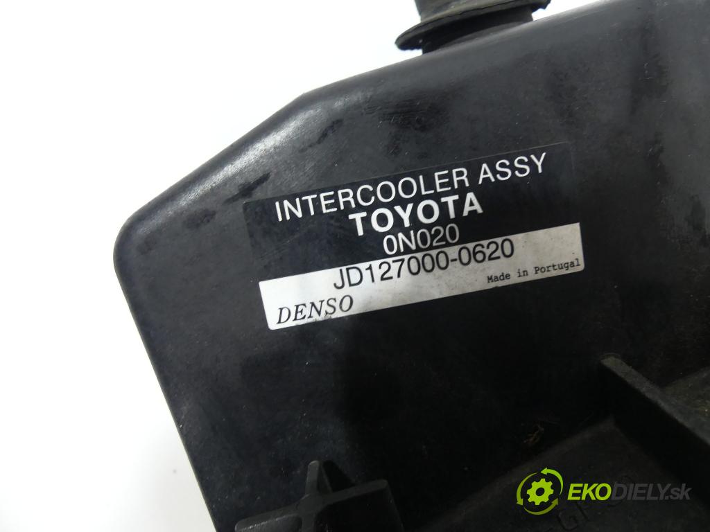Toyota Yaris II 2005-2011 1.4 D4D 90 hp  66 kW 1400 cm3  intercooler  (Chladiče nasávaného vzduchu (intercoolery))
