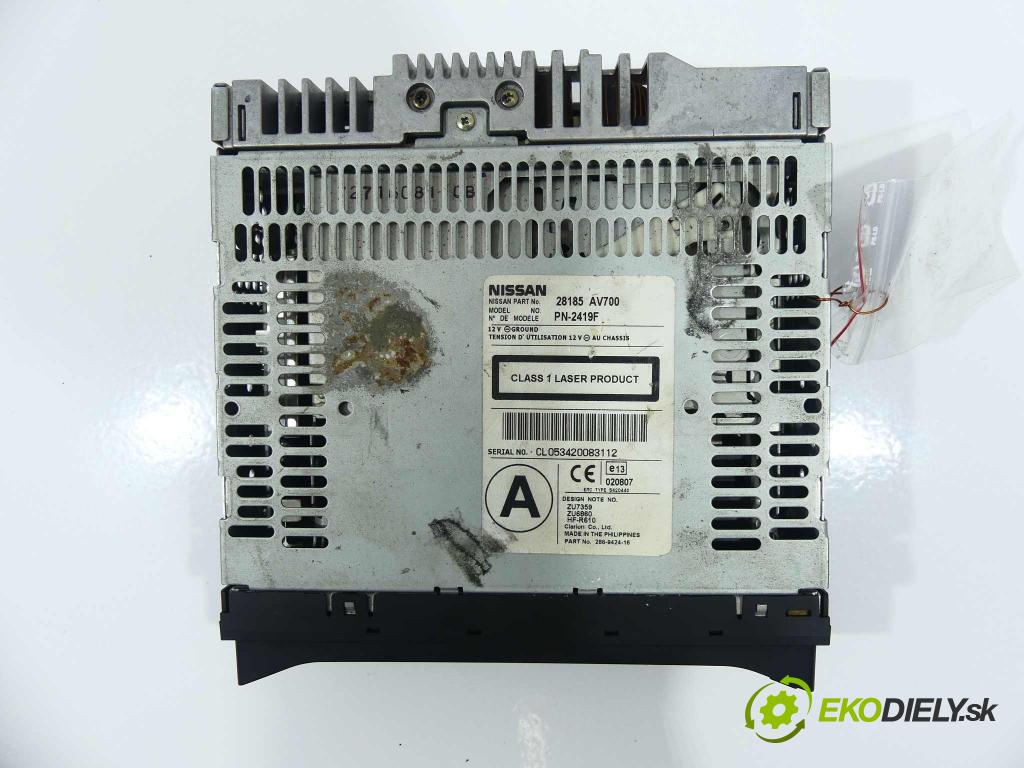 Nissan Primera P12 2001-2007 1.8 16V 116 HP  85 kW 1800 cm3  Navigácia  (GPS navigácie)