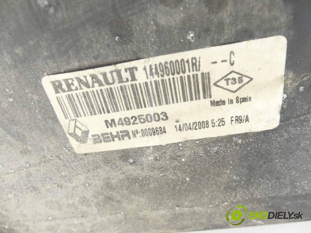 Renault Laguna III 2007-2015 2.0 DCI 150 hp  110 kW 2000 cm3  intercooler  (Chladiče nasávaného vzduchu (intercoolery))