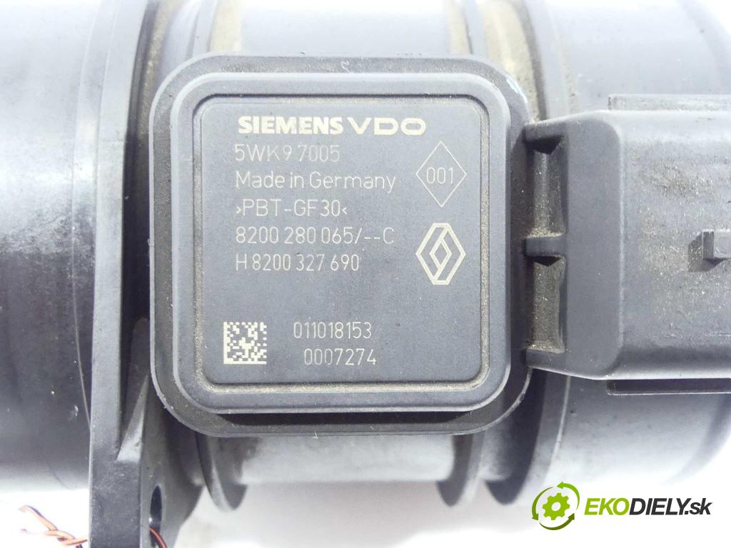 Renault Laguna III 2007-2015 2.0 DCI 150 hp  110 kW 2000 cm3  váha vzduchu  (Váhy vzduchu)