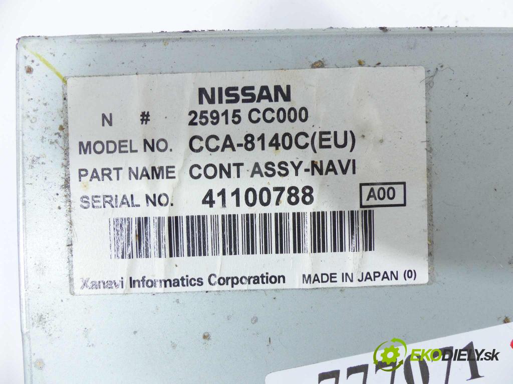 Nissan Murano Z50 2003-2008 3.5 V6 234km  172 kW 3500 cm3  mavigace  (GPS navigace)