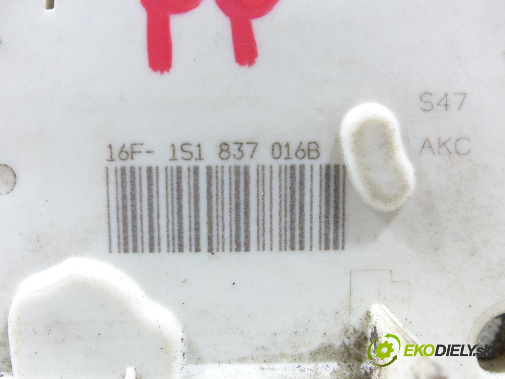 Skoda Fabia II 2007-2014 1.6 TDI 105 HP  77 kW 1600 cm3  zámok predný pravy