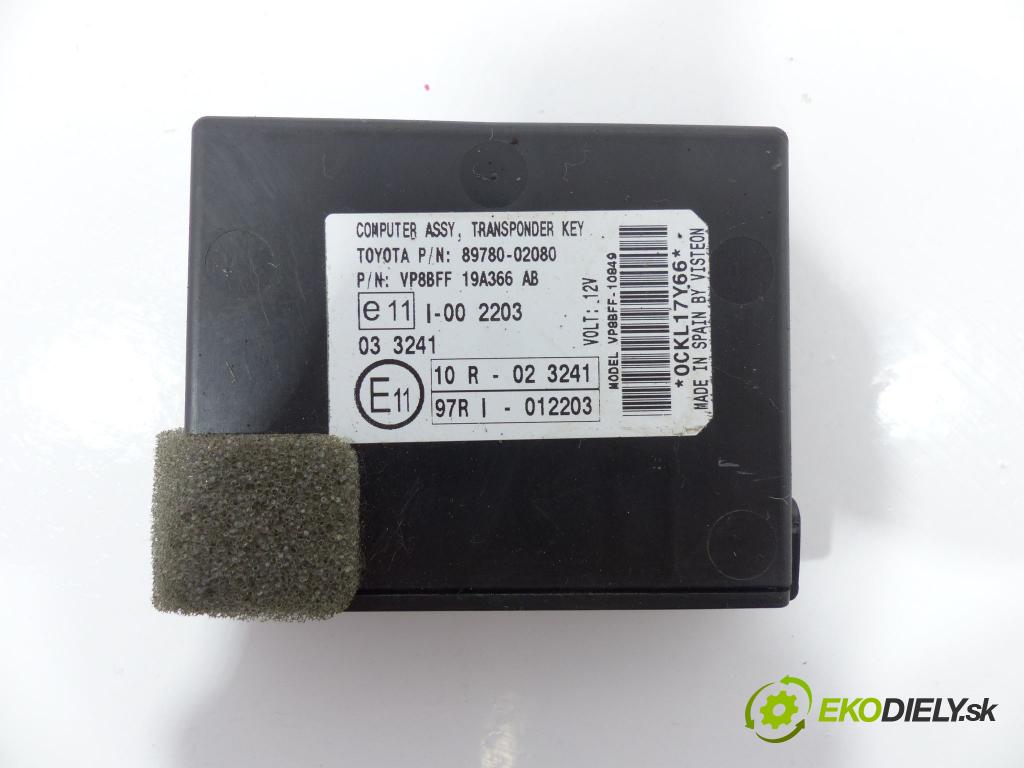 Toyota Corolla E15 2007-2014 1.6 VVTI 132  HP  97 kW 1600 cm3  Jednotka riadiaca