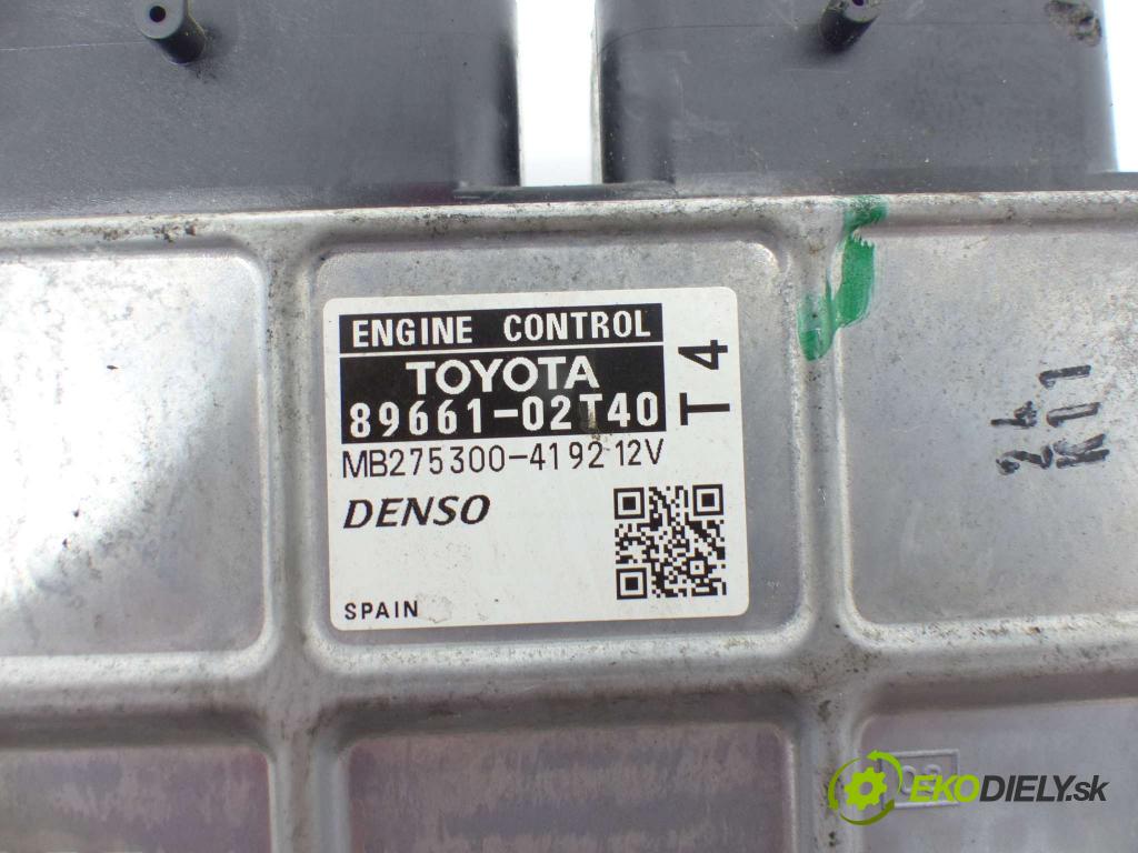 Toyota Corolla E15 2007-2014 1.6 VVTI 132  HP  97 kW 1600 cm3  Jednotka riadiaca
