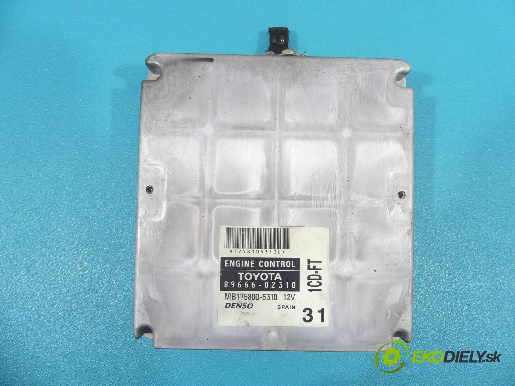 Toyota Corolla E12 2001-2009 2.0 D4D 90 HP  66 kW 2000 cm3  Jednotka riadiaca