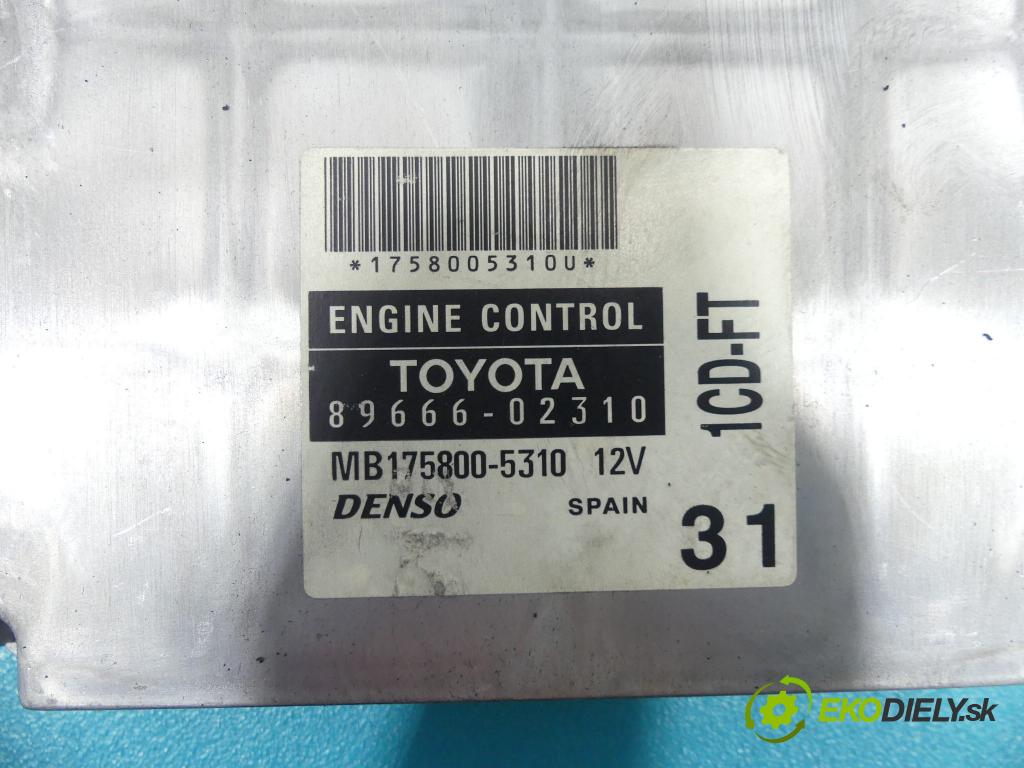 Toyota Corolla E12 2001-2009 2.0 D4D 90 HP  66 kW 2000 cm3  Jednotka riadiaca