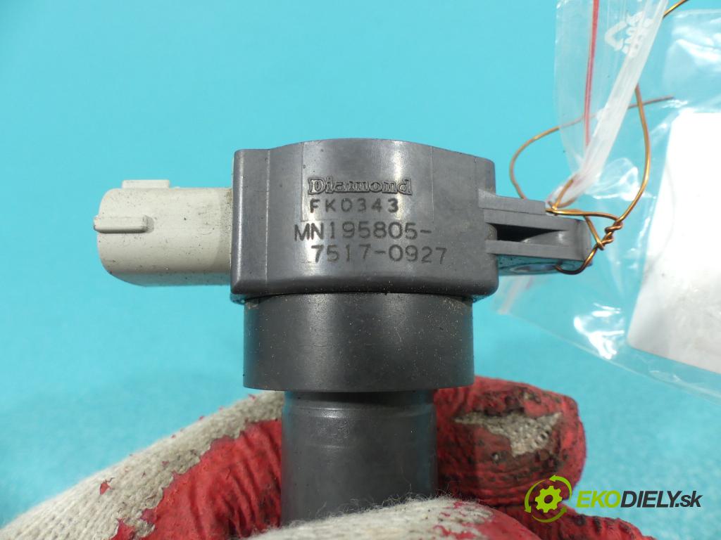 Mitsubishi Lancer VIII 2007-2016 1.5 16V 109 HP  80 kW 1500 cm3  Cievka zapaľovacia  (Zapaľovacie cievky, moduly)