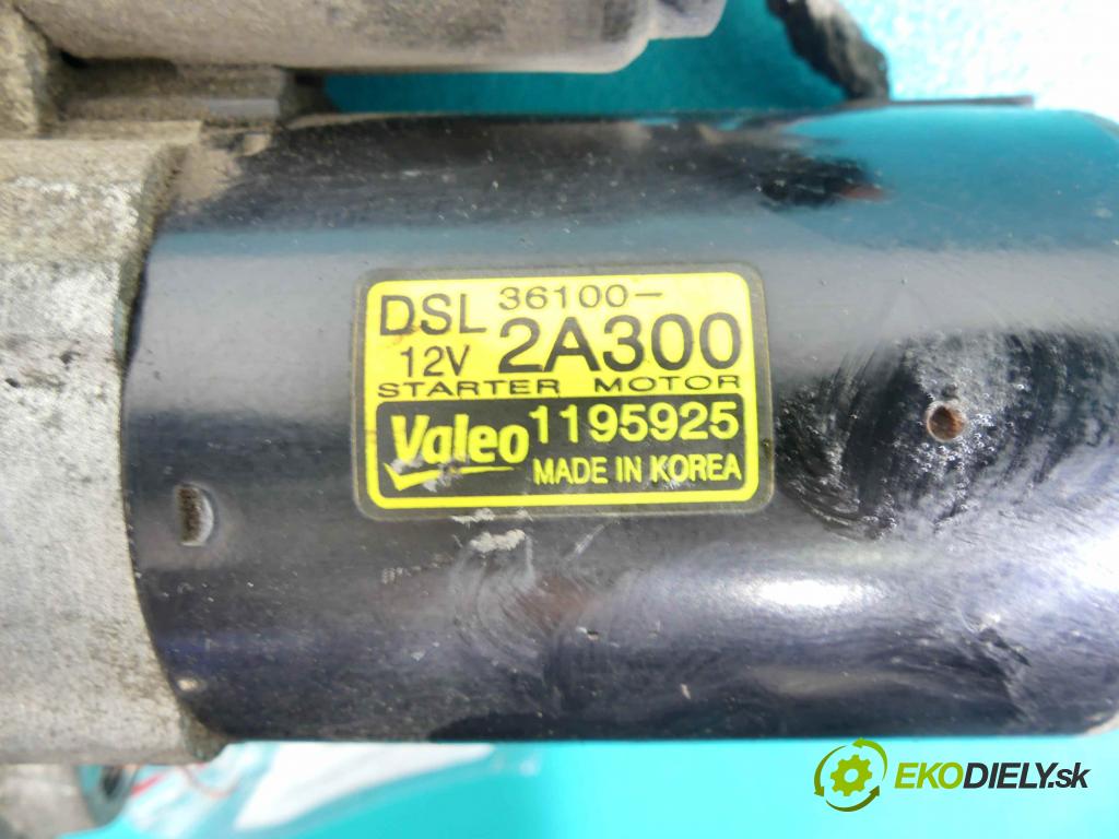 Hyundai I30 I 2007-2012 1.6 CRDi 90 HP 66 kW 1600 cm3 Štartér 361002A300 (Štartéry)