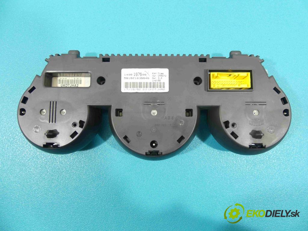 Fiat Ulysse II 2002-2010 2.0 JTD 109 HP manual 80 kW 1997 cm3  Prístrojovka UKDTJHA2 (Prístrojové dosky, displeje)