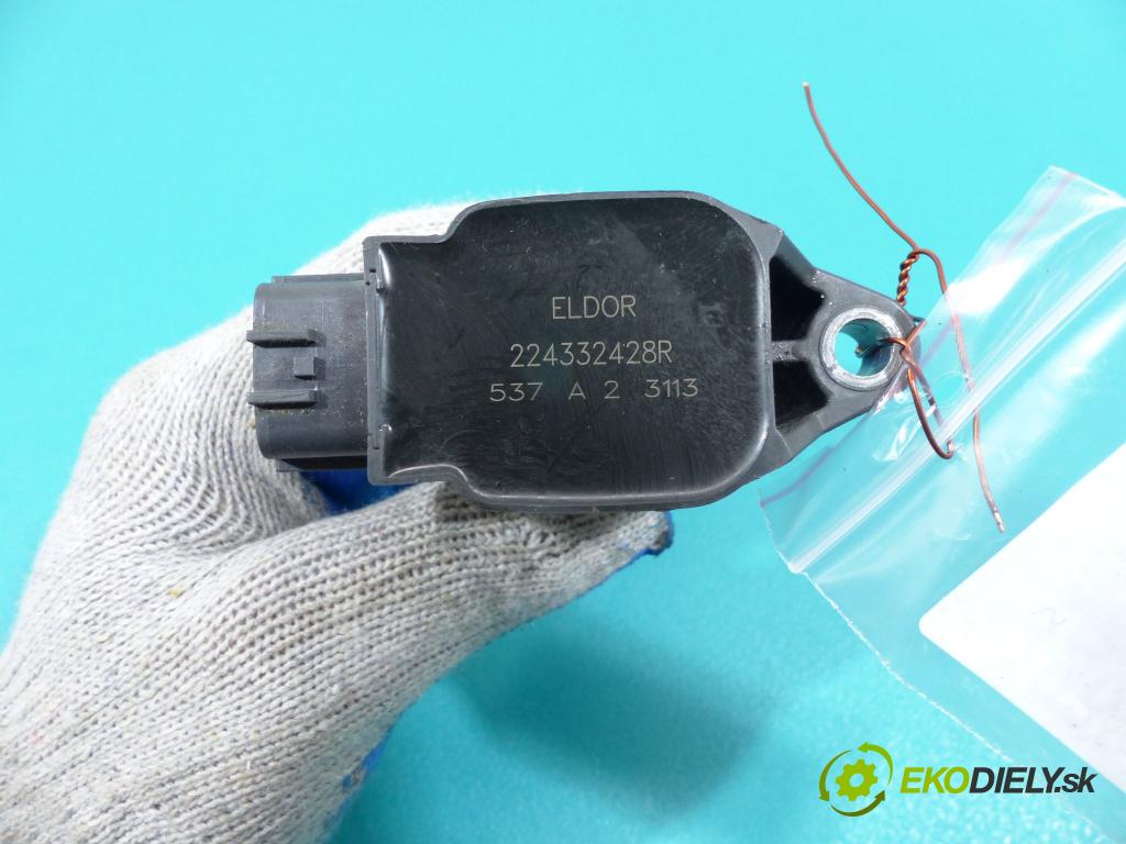 Renault Captur 13-19 1.2 120 HP automatic 88 kW 1200 cm3  Cievka zapaľovacia 224332428R (Zapaľovacie cievky, moduly)