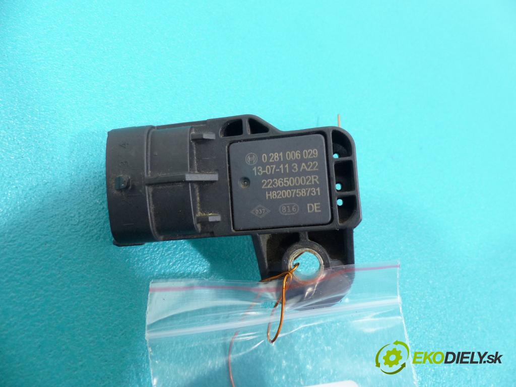 Renault Captur 13-19 1.2 120 hp automatic 88 kW 1200 cm3  snímač tlaku 0281006029 (Snímače tlaku)