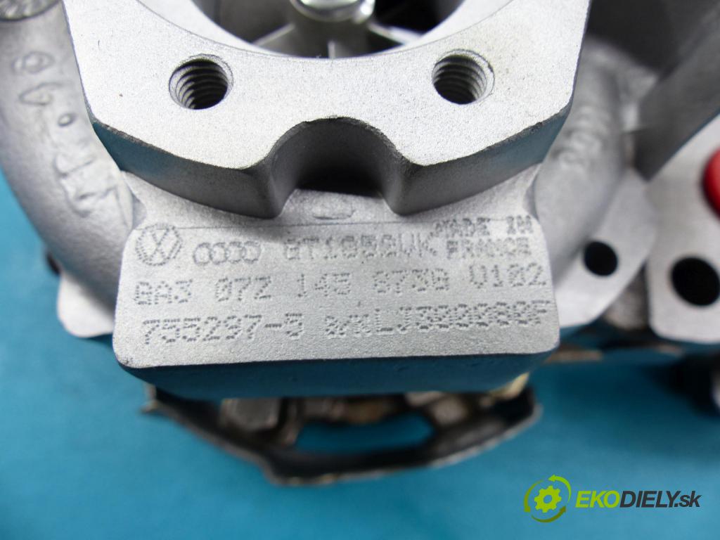 Vw Phaeton 5.0 TDI V10 313 HP automatic 230 kW 4921 cm3  Turbodúchadlo,turbo 755297-5 (Turbodúchadlá (kompletné))