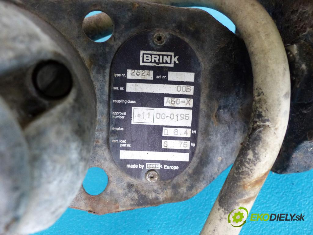 Nissan Primera P11 1996-2002 2.0 TD 90 hp manual 66 kW 1974 cm3  Hák tažné zařízení