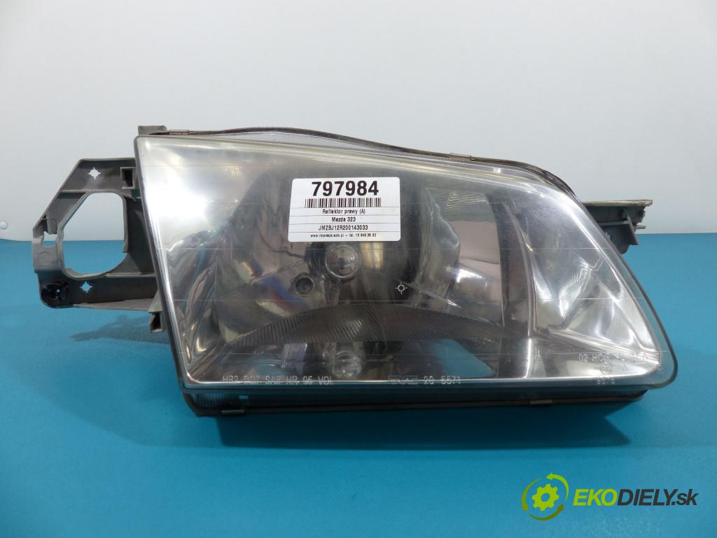 Mazda 323 2.0 DITD 90 HP manual 66 kW 1998 cm3  Svetlomet pravy  (Pravé)