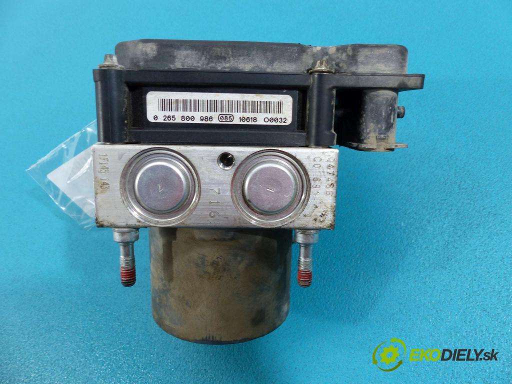 Toyota Corolla E15 2007-2014 1.6 16V - 132  HP manual 97 kW 1598 cm3  Pumpa ABS 0265800986 (Pumpy ABS)