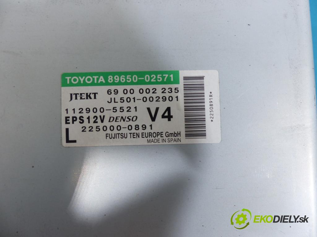 Toyota Corolla E15 2007-2014 1.6 16V - 132  HP manual 97 kW 1598 cm3  Modul Riadiaca jednotka 89650-02571 (Ostatné)