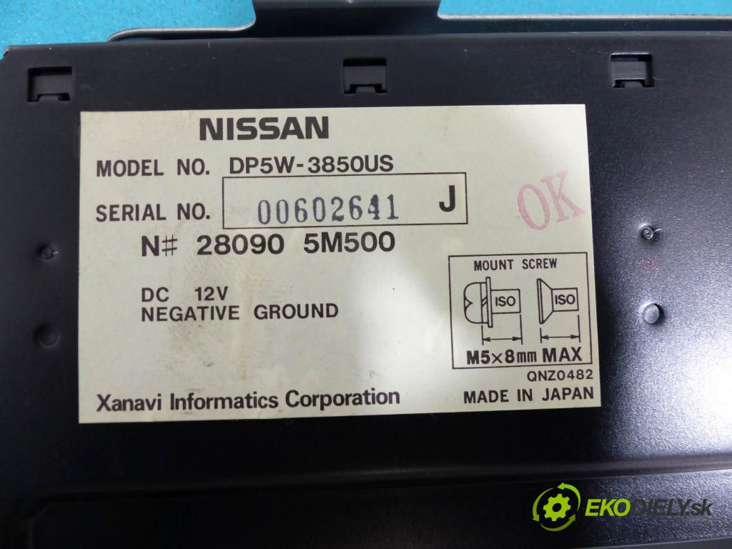 Nissan Maxima A33 99-03 3.0 V6 200 hp automatic 147 kW 2988 cm3  Displej 28090-5M500 (Přístrojové desky, displeje)