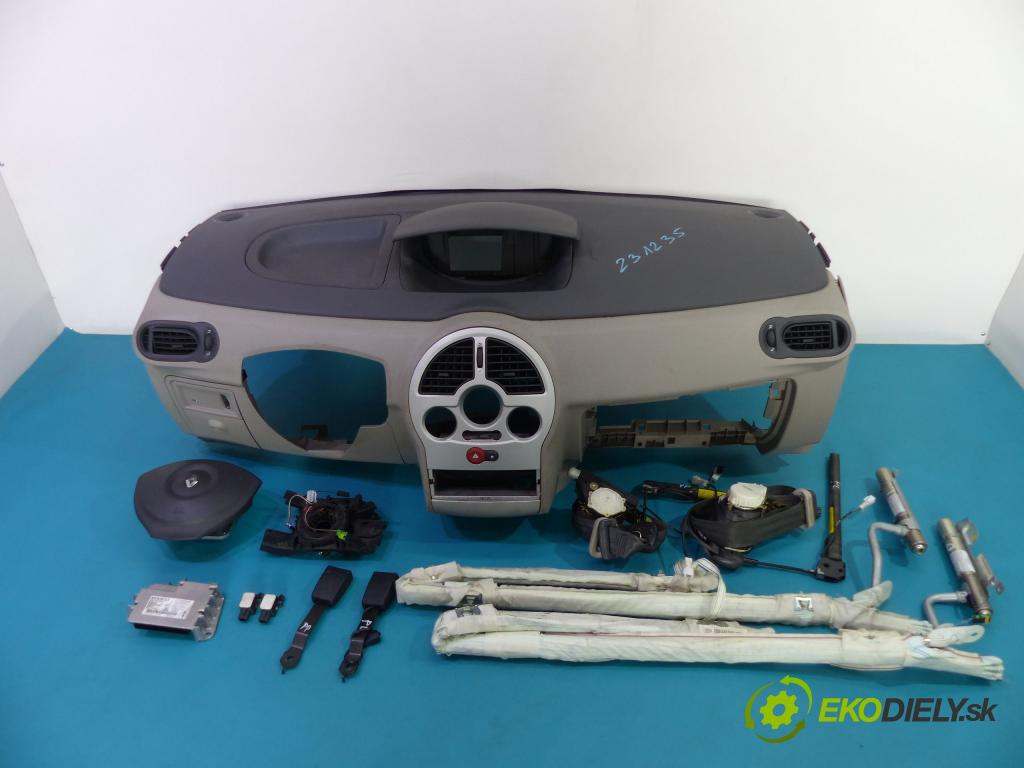 Renault Modus 1.6 16V - 88 HP manual 65 kW 1600 cm3 palubovka -