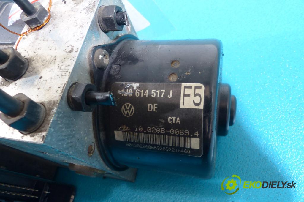 Audi A3 8L 1996-2003 1.9 TDI 101 HP manual 74 kW 1896 cm3  Pumpa ABS 1J0614517J (Pumpy ABS)