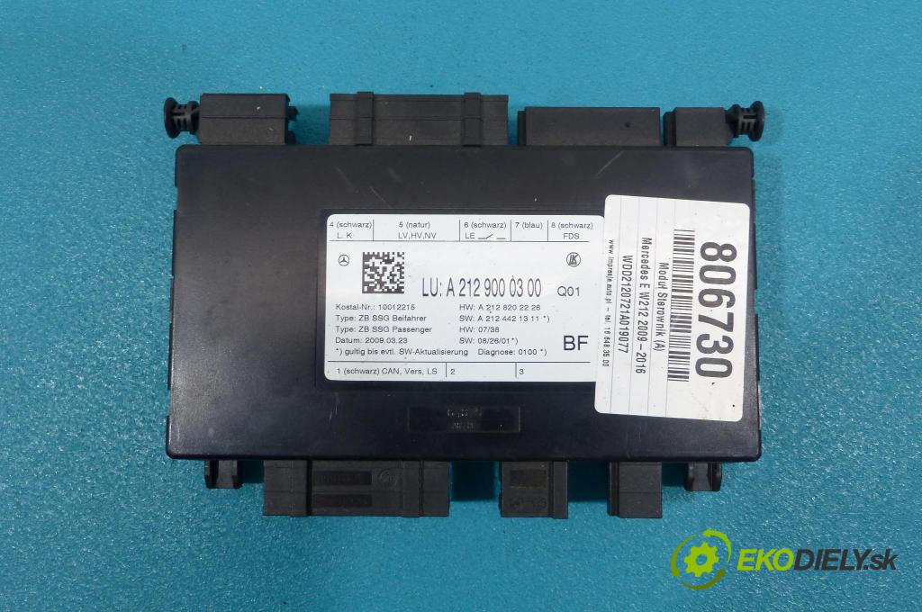 Mercedes E W212 2009-2016 5.5 V8 automatic 285 kW 5461 cm3  Modul Riadiaca jednotka A2129000300 (Ostatné)