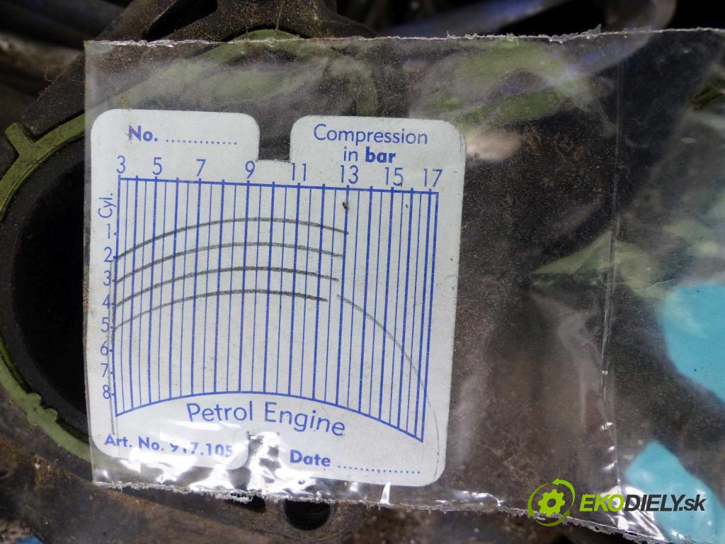 Fiat Seicento 1.1 8V - 75 hp manual 55 kW 1108 cm3  motor 187A1000