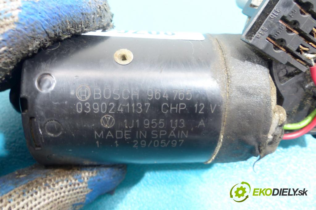 Skoda Octavia I 1996-2010 1.8 20V 125 HP manual 92 kW 1781 cm3  Motor stieračov predný 0390241137