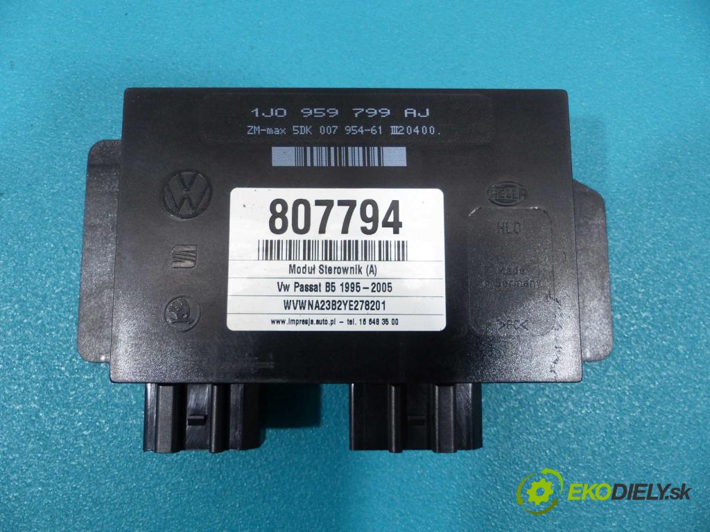 Vw Passat B5 1995-2005 1.8 T 150 HP automatic 110 kW 1781 cm3  Modul Riadiaca jednotka 1J0959799AJ (Ostatné)