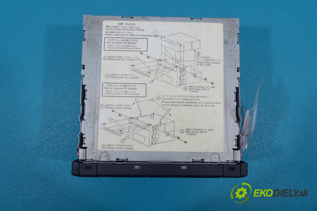 Mazda 626 2.0 DITD 110 HP manual 81 kW 1998 cm3  RADIO  (Audio zariadenia)