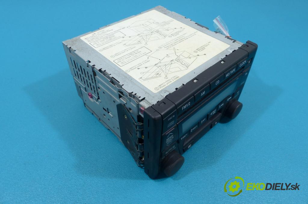 Mazda 626 2.0 DITD 110 HP manual 81 kW 1998 cm3  RADIO  (Audio zariadenia)