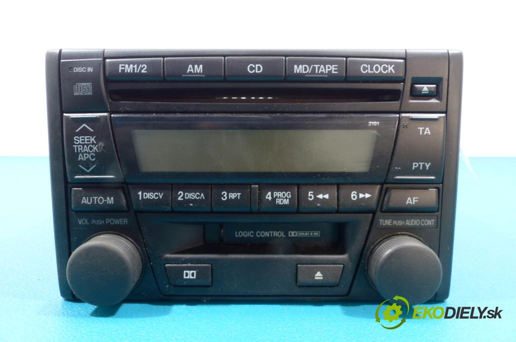 Mazda 626 2.0 DITD 110 hp manual 81 kW 1998 cm3  RADIO  (Audio zařízení)