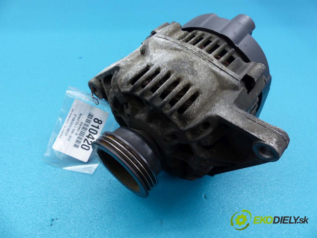 Renault Clio II 1998-2012 1.6 8V - 90 hp manual 66 kW 1600 cm3  Alternátor 7700870279 (Alternátory)