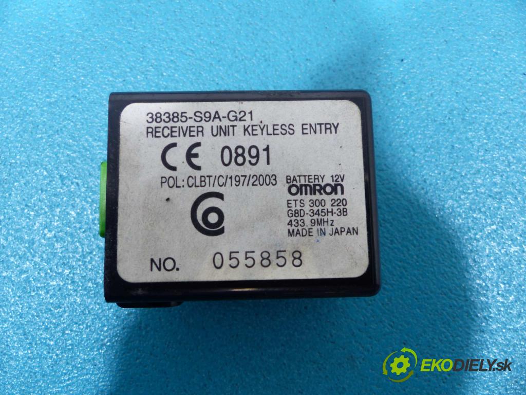 Honda City IV 02-08 1,4.0 16V - 83 HP manual 61 kW 1339 cm3  Jednotka riadiaca 37820REGB01