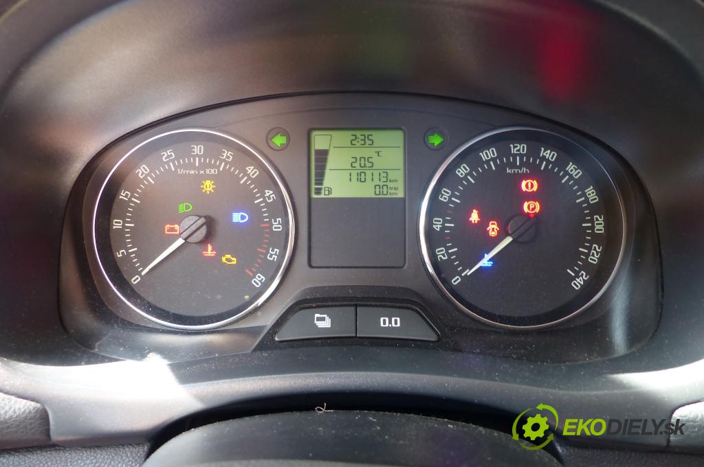 Skoda Fabia II 2007-2014 1.2 TDI 75 hp manual 55 kW 1199 cm3  prístrojovka 5J0920811D (Přístrojové desky, displeje)