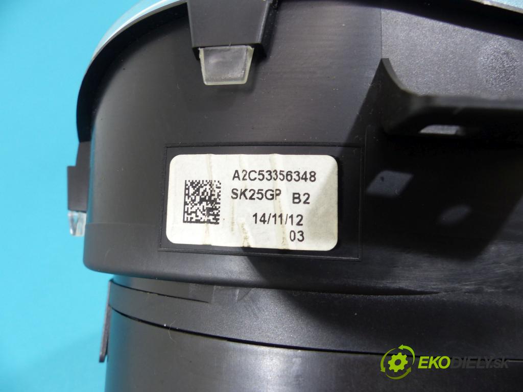 Skoda Fabia II 2007-2014 1.2 TDI 75 hp manual 55 kW 1199 cm3  prístrojovka 5J0920811D (Přístrojové desky, displeje)