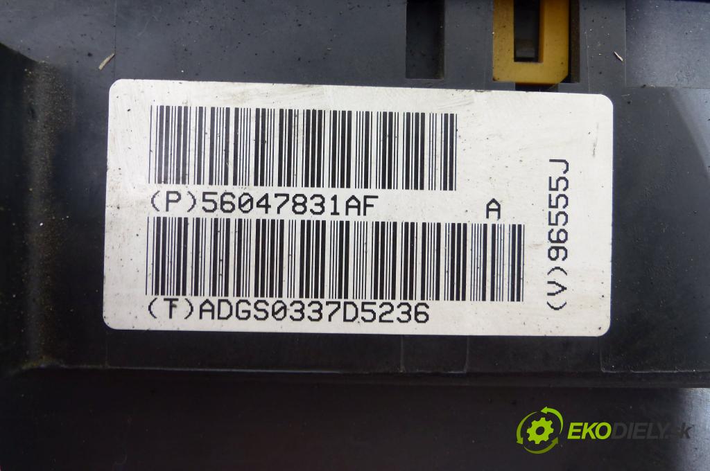 Jeep Grand cherokee WK 2004-2010 3.0 CRD 218 HP automatic 160 kW 2987 cm3  Skrinka poistková 56047831AF (Poistkové skrinky)