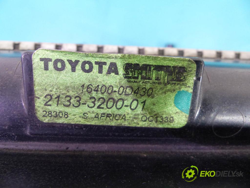 Toyota Corolla E15 2007-2014 1.4 16V - 97 hp manual 71 kW 1398 cm3  chladič 2133-3200 (Chladiče)