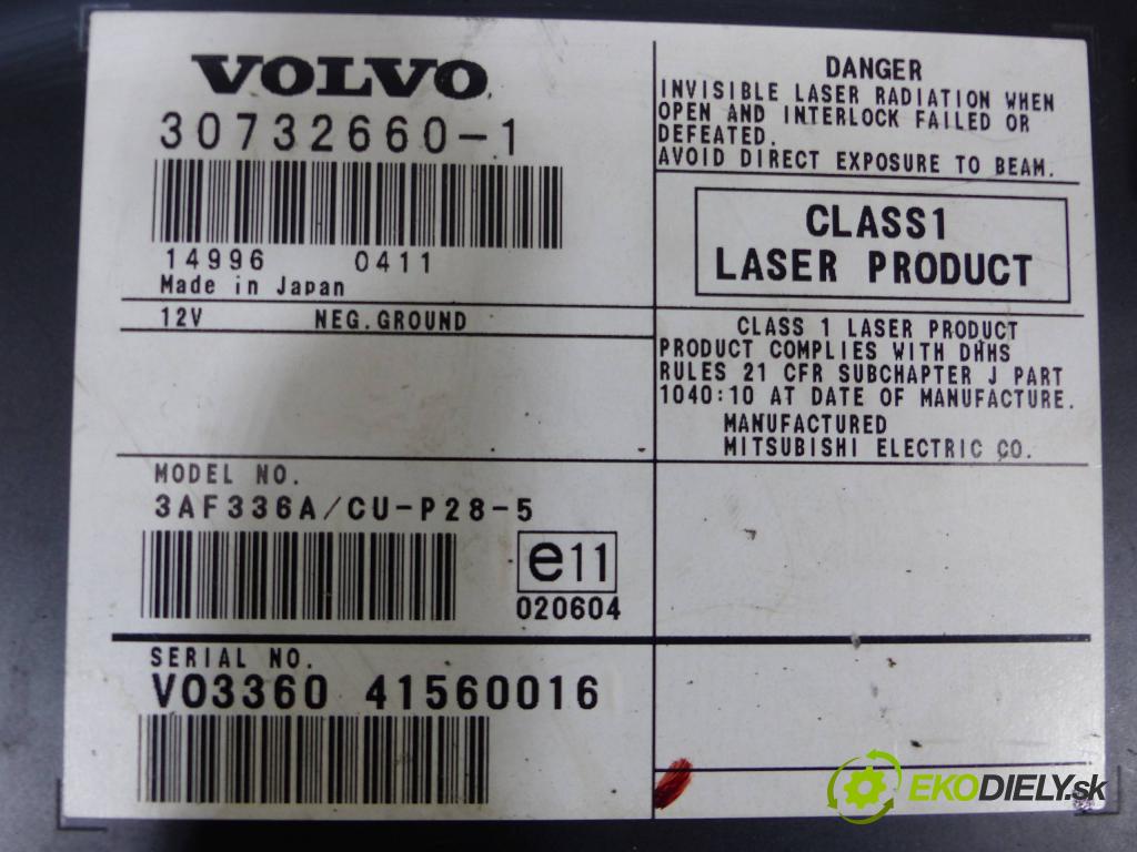 Volvo XC90 I 2002-2014 2.4 d5 163 hp automatic 120 kW 2401 cm3  mavigace 307326601 (GPS navigace)