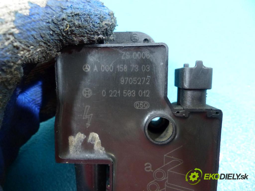 Mercedes E W210 1995-2002 2.8 V6 - 204 HP automatic 150 kW 2799 cm3  Cievka zapaľovacia A0001587303 (Zapaľovacie cievky, moduly)