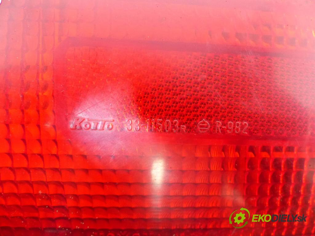 Toyota Corolla E10 1,4.0 16V 88 HP manual 65 kW 1332 cm3  Svetlo zad pravá  (Ostatné)