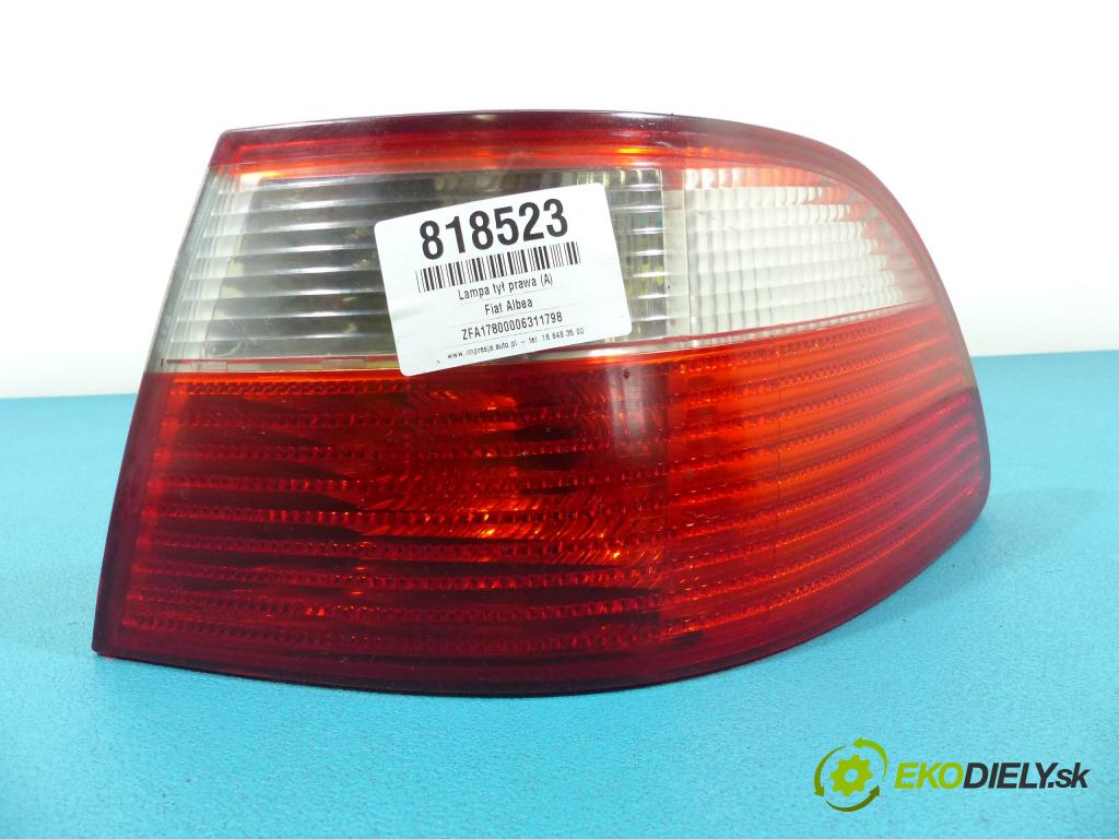 Fiat Albea 1.2 16V - 80 HP manual 59 kW 1242 cm3  Svetlo zad pravá  (Ostatné)